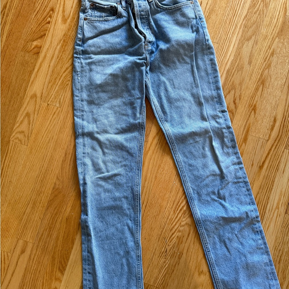 Agolde Classic Light Wash Jeans